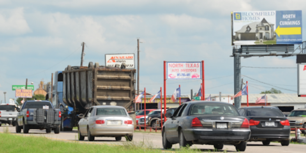 Photo of a billboard in Alvarado
