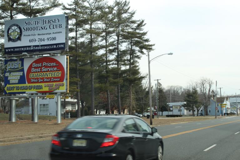 Photo of a billboard in Evesham