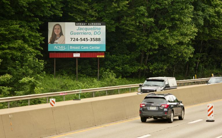 Photo of a billboard in Huey