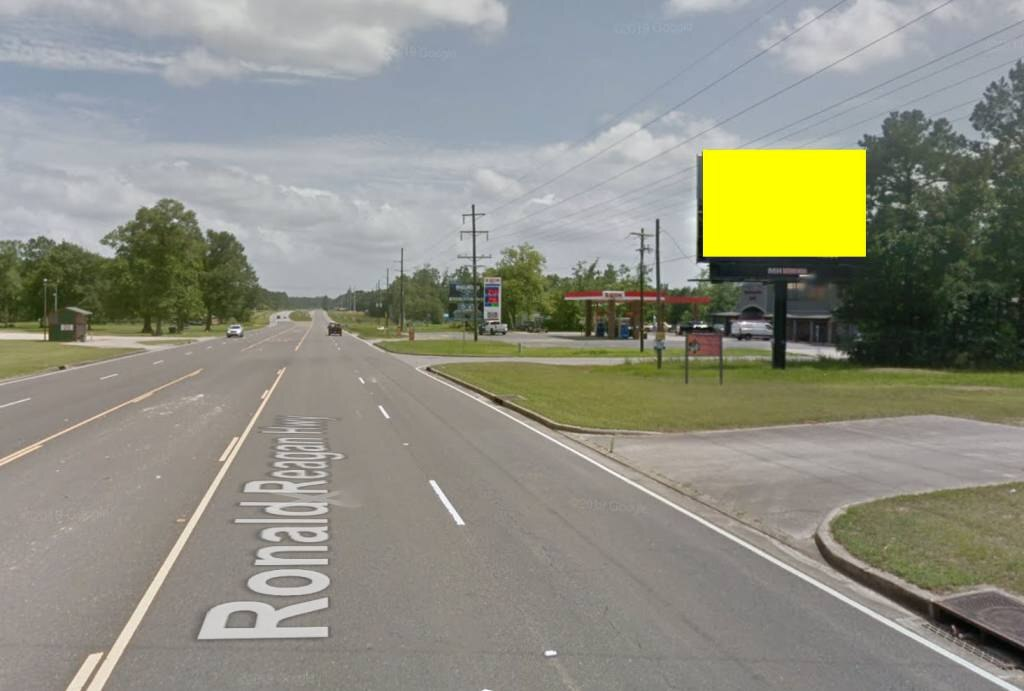 Photo of a billboard in Longville