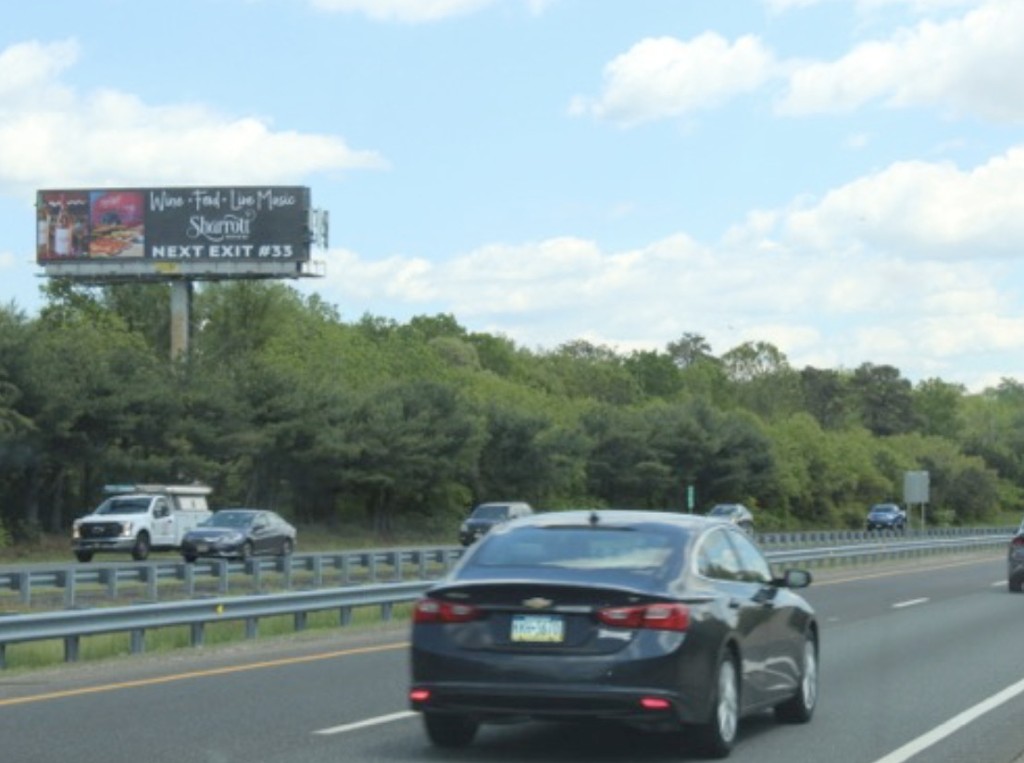 Photo of a billboard in Batsto
