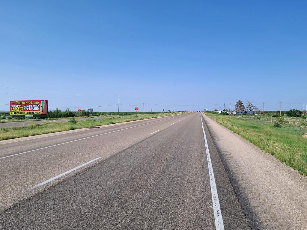 Photo of a billboard in Salt Flat