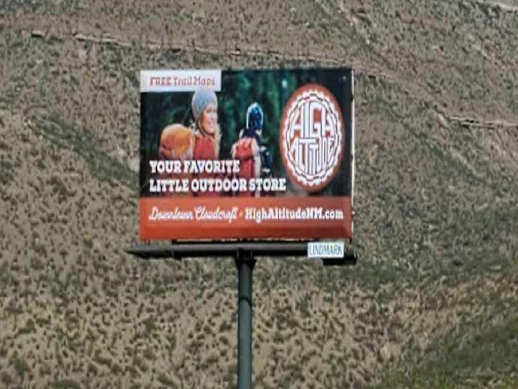 Photo of a billboard in Cloudcroft