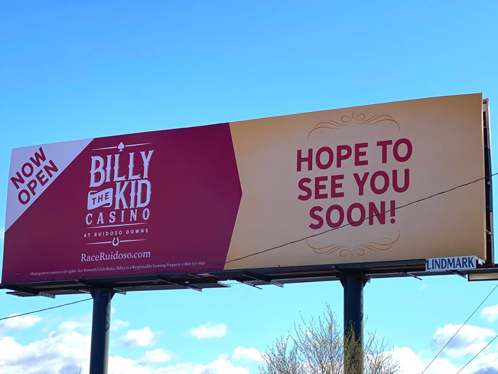 Photo of a billboard in Tularosa