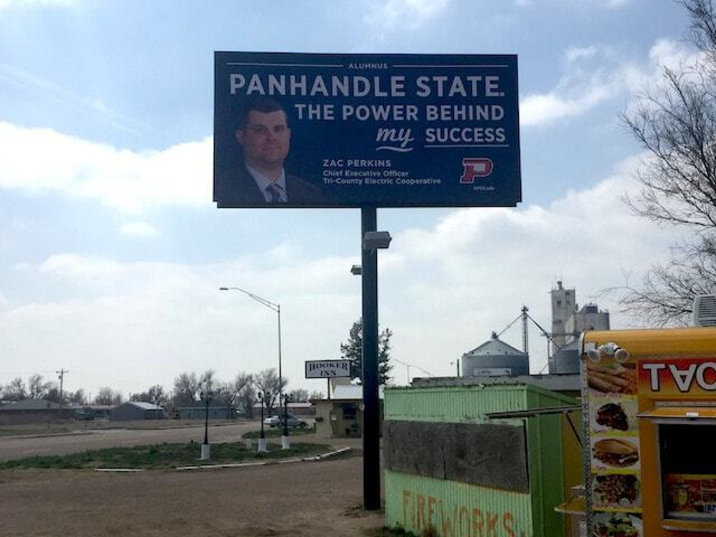 Photo of a billboard in Johnson City