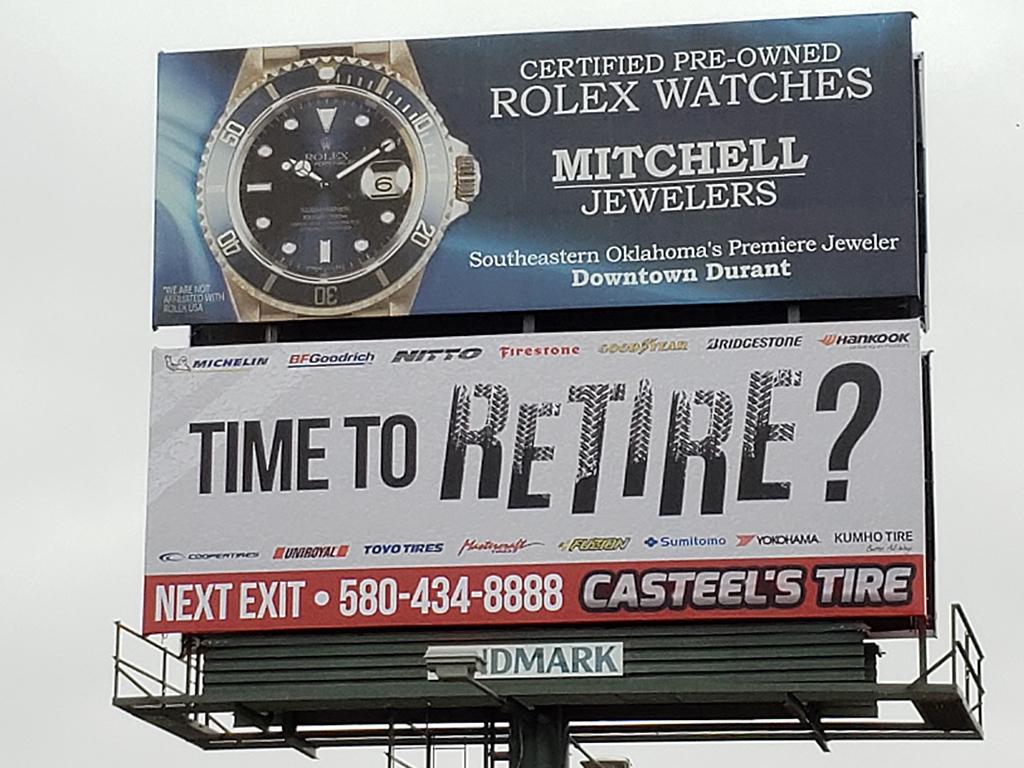 Photo of a billboard in Yarnaby