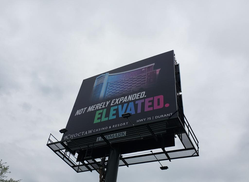 Photo of a billboard in Wapanucka