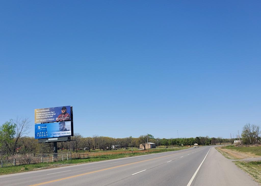 Photo of a billboard in Gowen