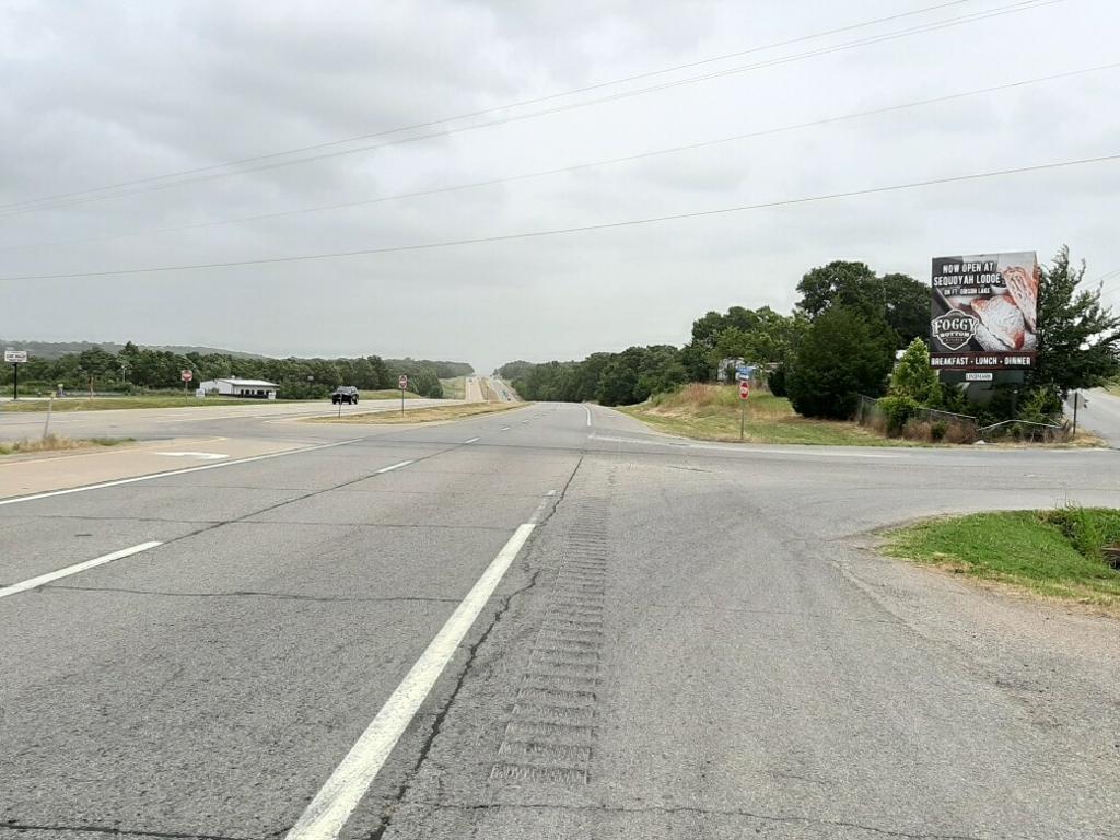 Photo of a billboard in Fort Gibson