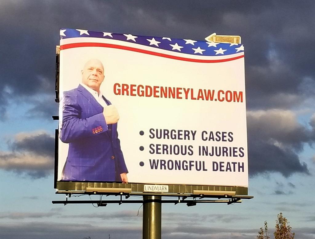 Photo of a billboard in Stroud