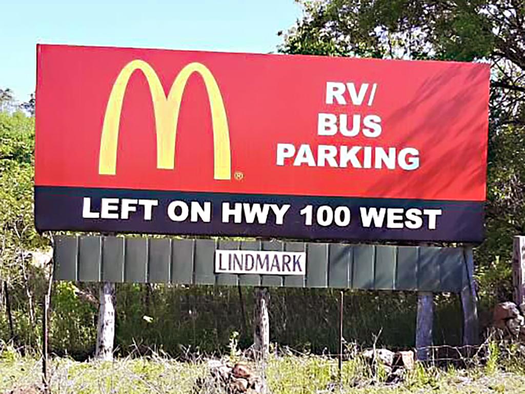 Photo of a billboard in Bunch