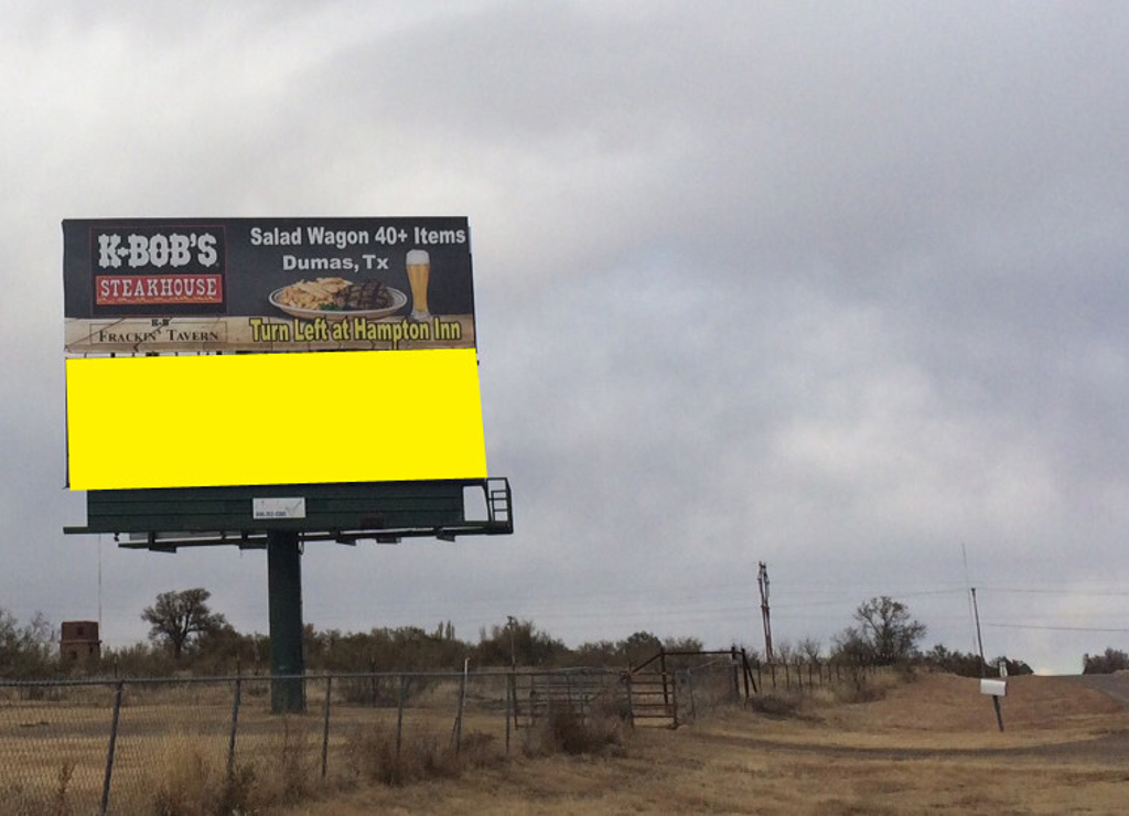 Photo of a billboard in Masterson