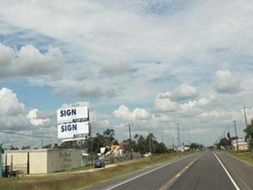 Photo of a billboard in Seadrift