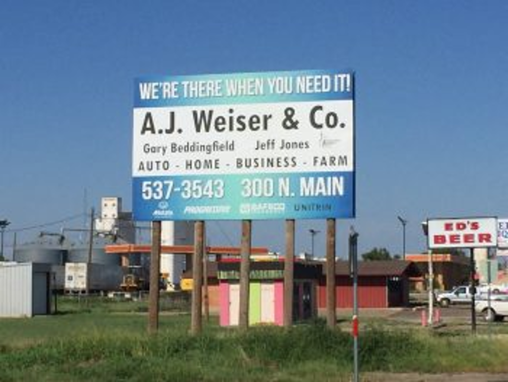 Photo of a billboard in Panhandle