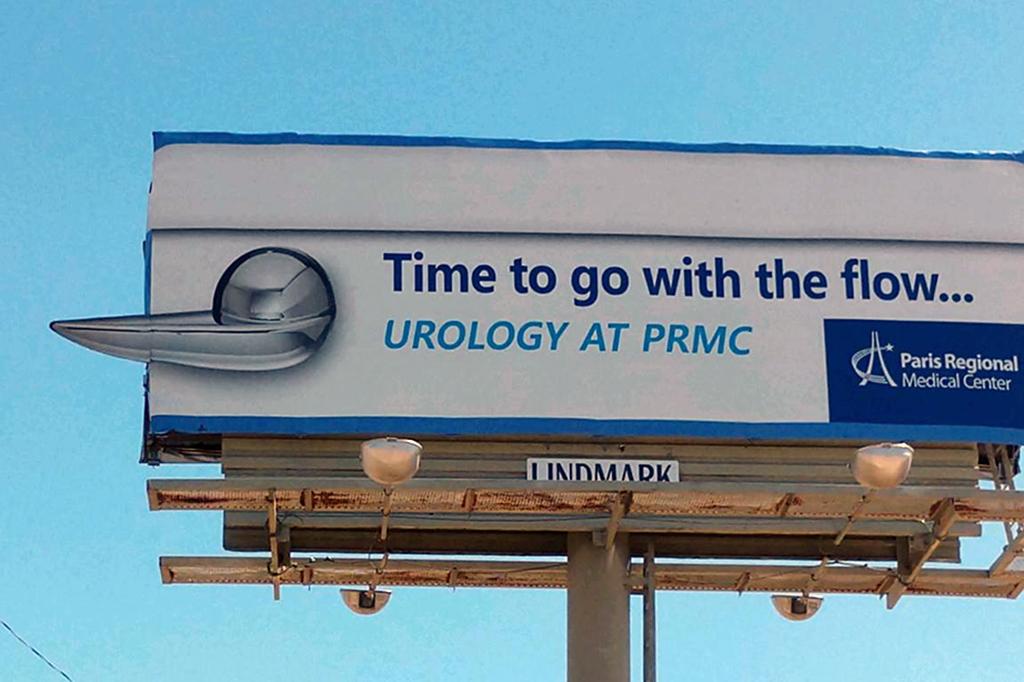 Photo of a billboard in Paris