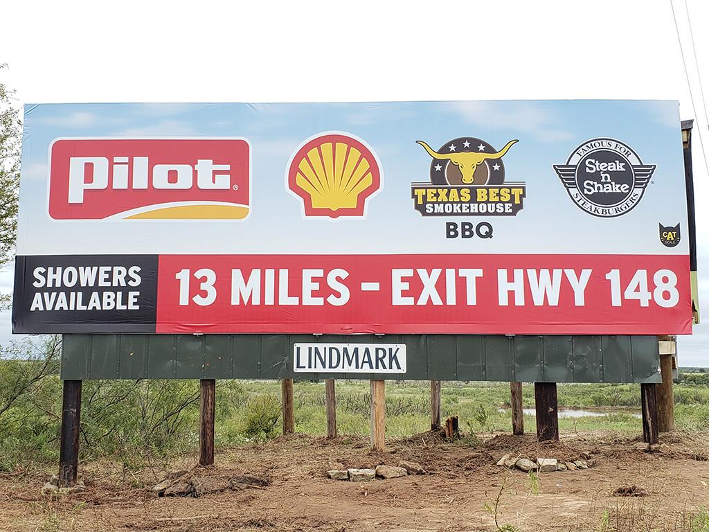 Photo of a billboard in Bluegrove