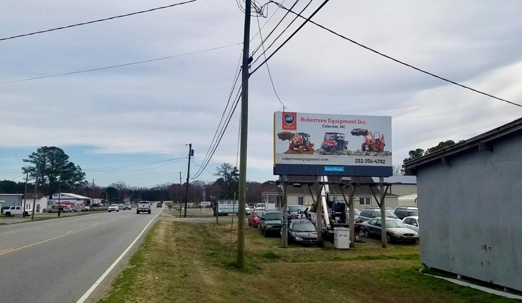 Photo of a billboard in Hobbsville