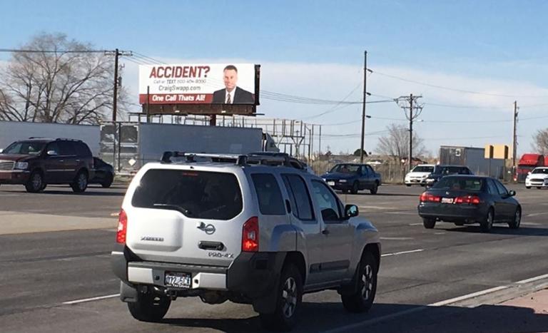 Photo of an outdoor ad in West Valley City