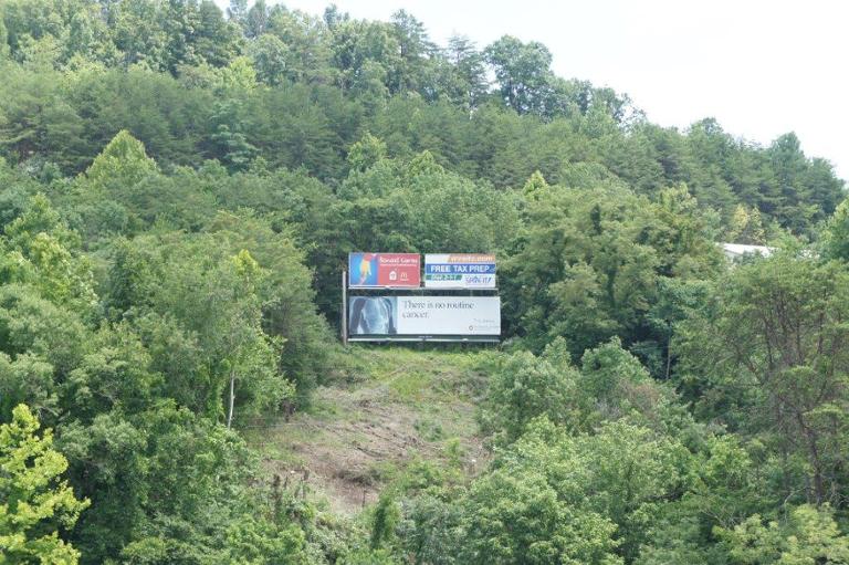 Photo of a billboard in Fraziers Bottom