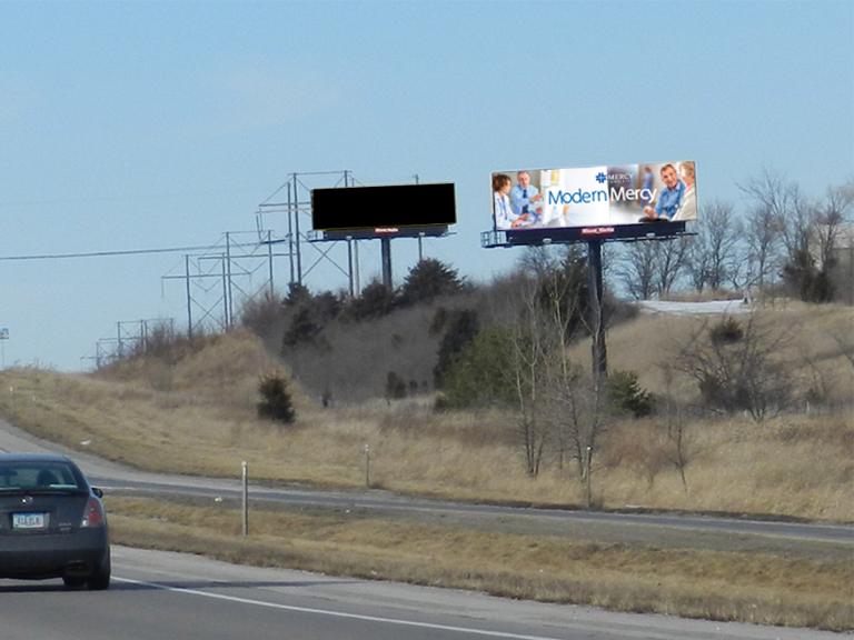 Photo of a billboard in Kalona