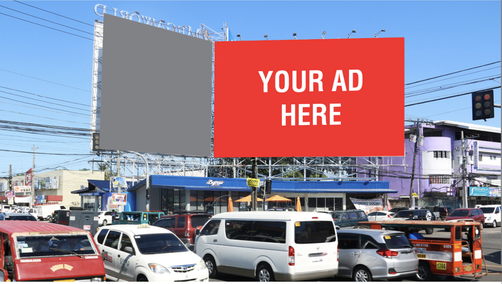Photo of a billboard in Kuching