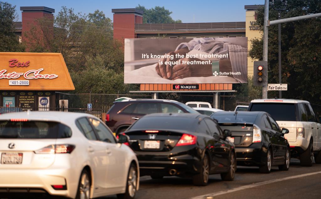 Photo of a billboard in Carmichael