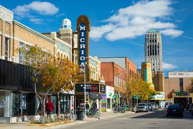 Ann Arbor Michigan movie theater ads